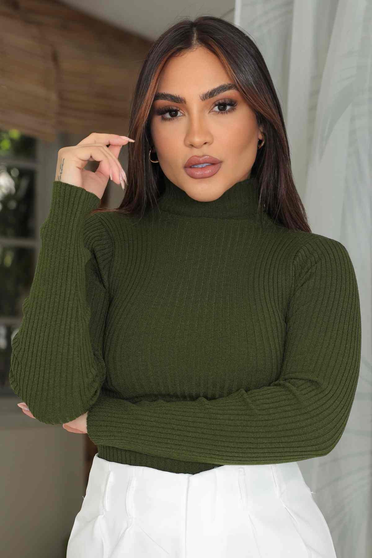 Blusa Milena - Verde Militar