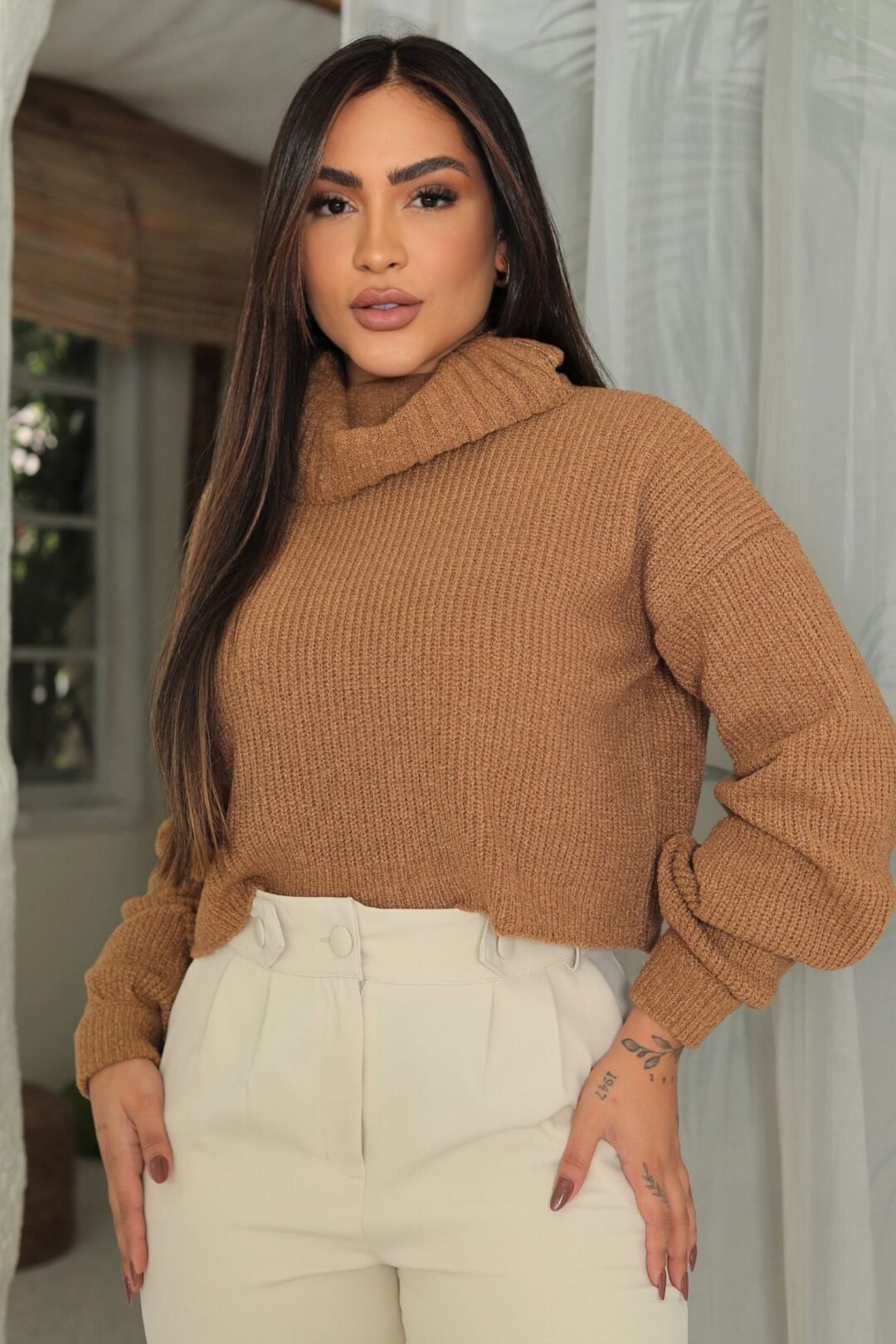 Cropped Mousse Tati