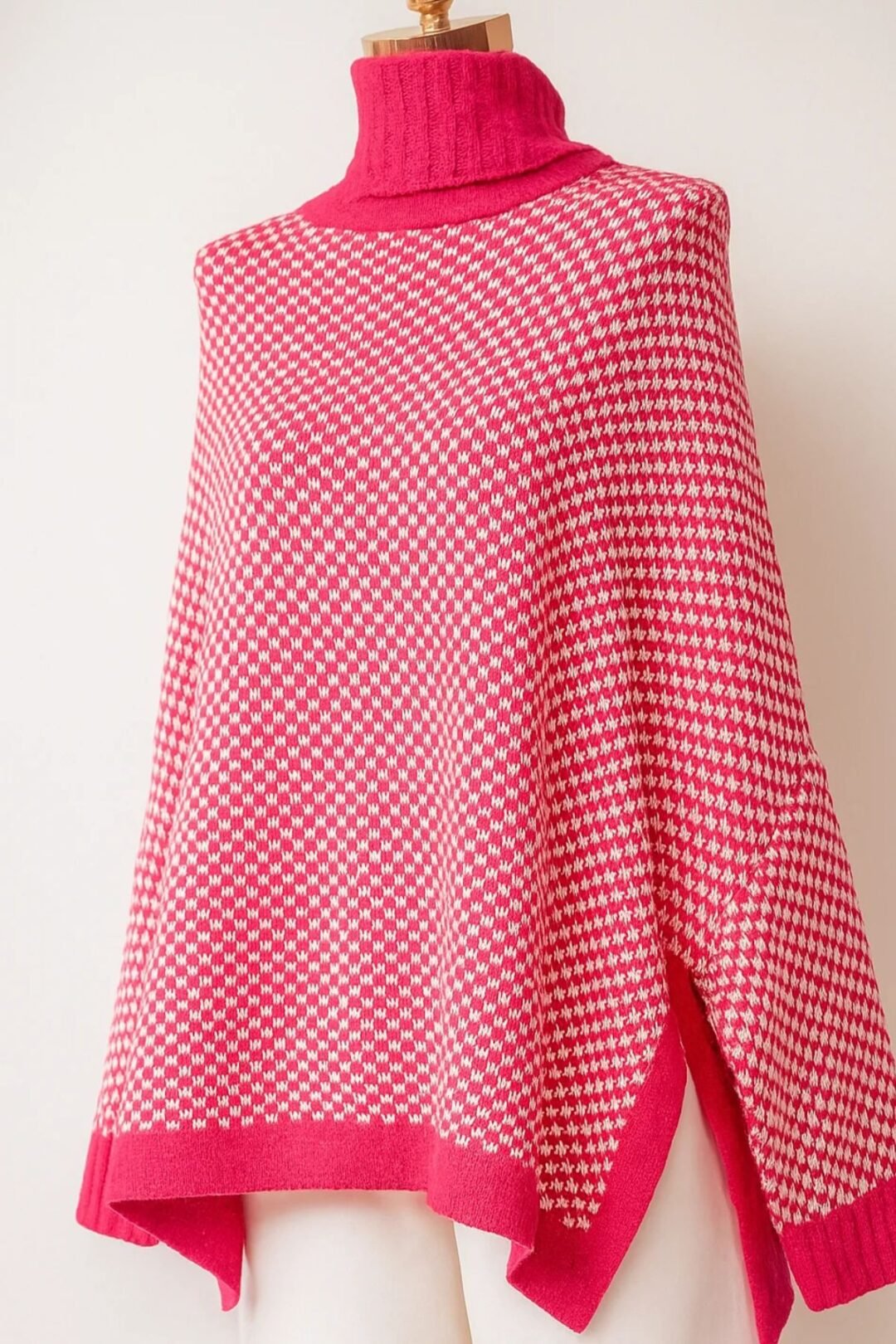Poncho Catarina- Rosa