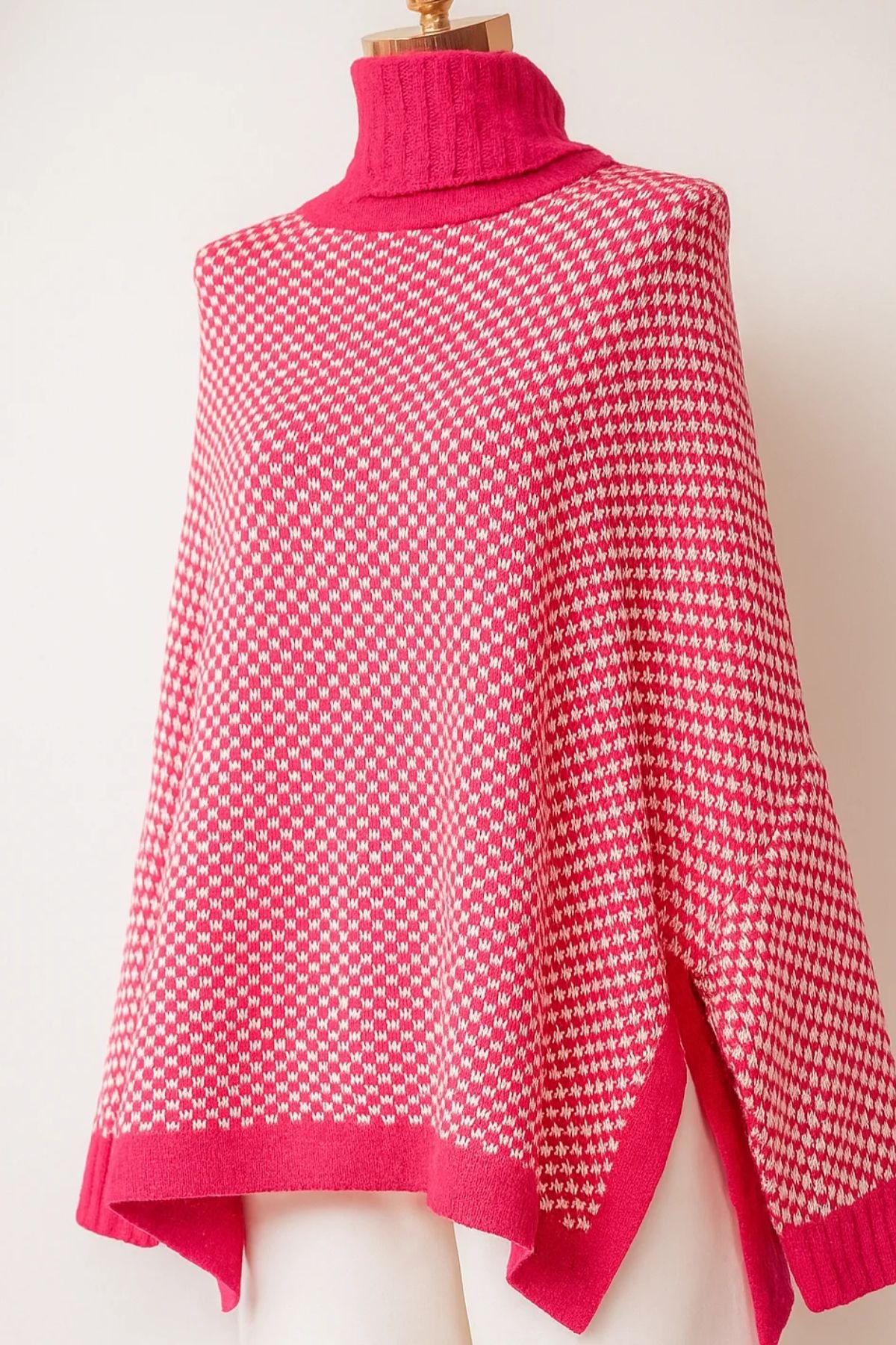 Poncho Catarina- Rosa