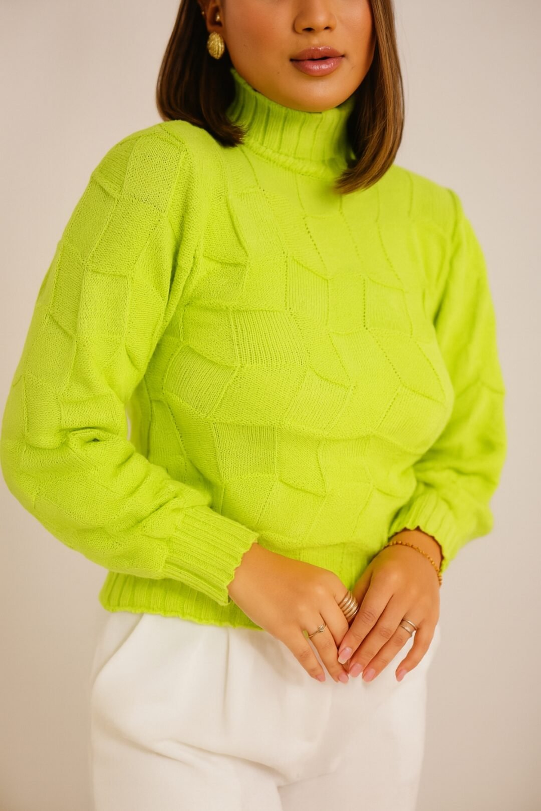 Blusa Anne Inverno- Verde Lima