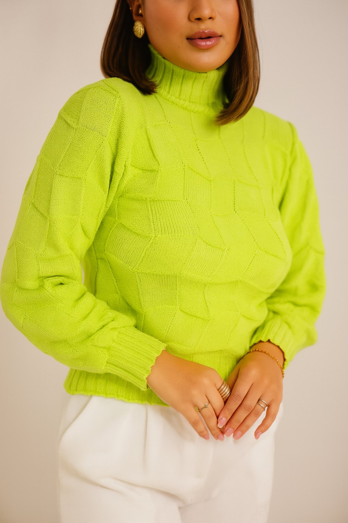 Blusa Anne Inverno- Verde Lima